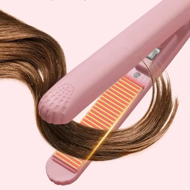 202441-Mini Hair, Multi-Color Splint, Quick Heating, Non-Damaging Ceramic Plate, Bangs Clip, Curling and Straightening